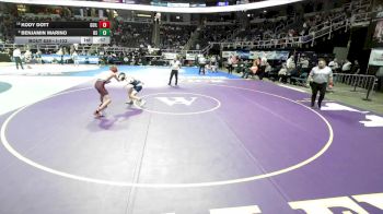 I-103 lbs Cons. Round 3 - Benjamin Marino, Bay Shore vs Kody Dott, Guilderland