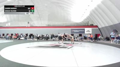 165 lbs Cons. Round 3 - Josiah Oliver, Quincy vs Caden Harvey, Indiana Tech