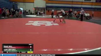 157 lbs Champ. Round 1 - Isaac Sell, Muskingum University vs Luke Reicosky, John Carroll University