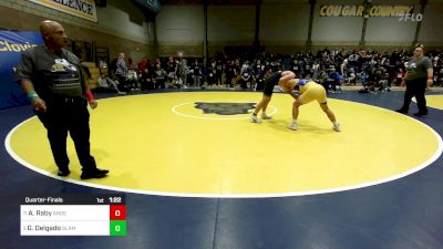 160 lbs Quarterfinal - Alias Raby, Anderson vs Gabriel Delgado, SLAM Academy (NV)