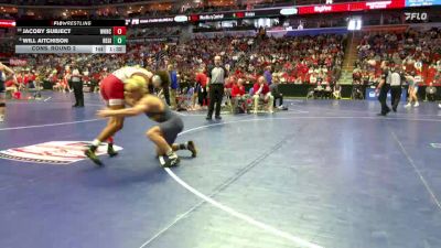 1A-157 lbs Cons. Round 2 - Jacoby Subject, West Hancock, Britt vs Will Aitchison, Regina, Iowa City