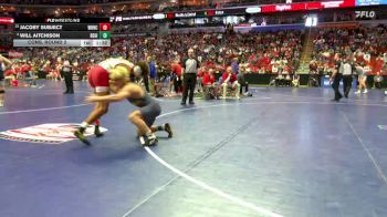 1A-157 lbs Cons. Round 2 - Jacoby Subject, West Hancock, Britt vs Will Aitchison, Regina, Iowa City