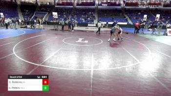 138 lbs Round Of 64 - Garin Robbins, Westford Academy vs Blake Peters, Hall