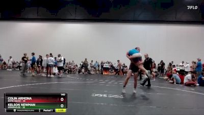 140 lbs Round 9 (10 Team) - Colin Armona, Bomb Squad vs Kelson Newman, Grindhouse