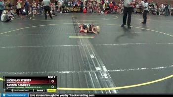 38 lbs Round 2 (4 Team) - Easton Sanders, Contenders Wrestling Academy Blue vs Nicholas Steiner, Panhandle All-Stars