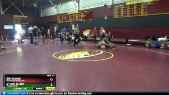 101 lbs Cons. Round 5 - Ethan Busby, VACAVILLE WC vs Jay Olivas, Red Wave Wrestling