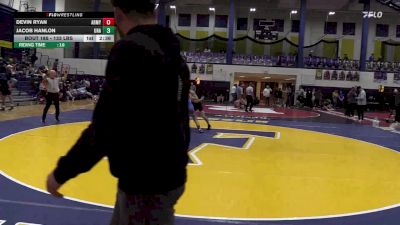 133 lbs Consi Of 8 #2 - Devin Ryan, Army vs Jacob Hanlon, Unattached