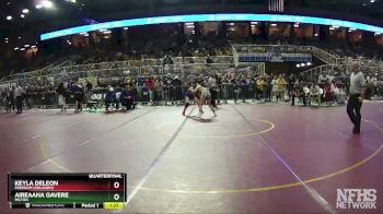 130 lbs Quarterfinal - Aireaana Gavere, Milton vs Keyla Deleon, Freedom (Orlando)