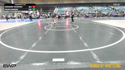 52 lbs 5th Place - Benjamin Tolentino, Silvaback Training Center vs Miles Sanders, Team Tulsa Wrestling Club