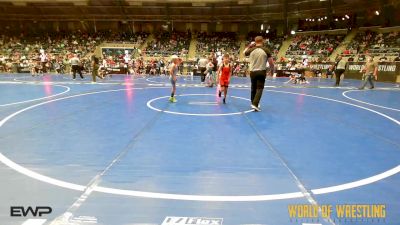 61 lbs Consi Of 16 #2 - Isaac Perez, Savage House Wrestling Club vs Jaxon Ditmore, Team Tulsa Wrestling Club