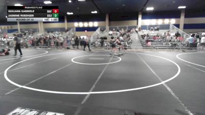 116 lbs Round Of 32 - Giuliana Gabriele, Unattached vs Jasmine Ruediger, Gold Rush Wr Ac
