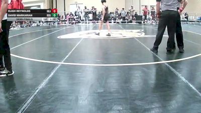 82 lbs Semifinal - Eligh Reynolds, Inland Elite WC vs David Markarian, Reign WC