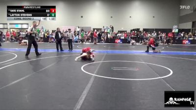 125 lbs Cons. Round 3 - Tate Stahl, Burlington vs Layton Stevens, Kansas YG