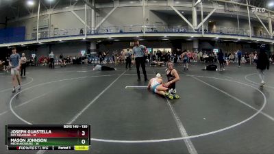 130 lbs Round 3 - Mason Johnson, Mechanicsburg vs Joseph Guastella, Mat Assassins