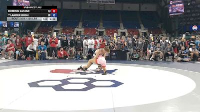 126 lbs Champ. Rd Of 64 - Dominic Lucian, New Jersey vs Lander Bosh, Utah