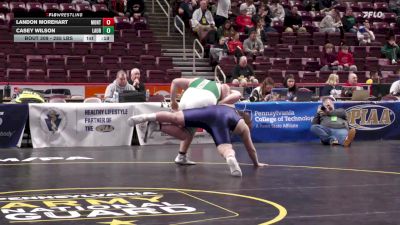 285 lbs Consi 2 - Landon Morehart, Montoursville vs Casey Wilson, Laurel