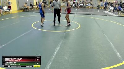 130 lbs Round 5: 12:00pm Sat. - Luke Henry, Palmer High School vs JOSEPH SPANGLER, Wasilla High School