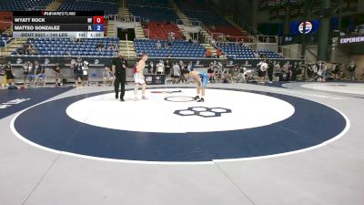 144 lbs Cons. Sub-rd Of 16 - Wyatt Rock, New York vs Matteo Gonzalez, Florida