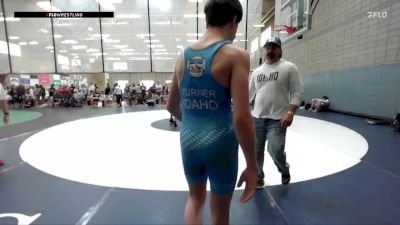 132 lbs Quarterfinal - Adan De La Fuente, Fighting Squirrels Wrestling Club vs Ezra Turner, East Idaho Elite Wrestling Club