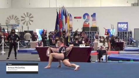 Amaya McConkay - Floor, Airborne Gym - 2021 Region 3 Women's Championships