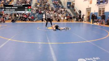 106 lbs Cons. Semi - Wesley Morris, Buffalo vs Gabe Hagen, Wheatland