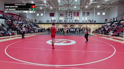 126 lbs Semifinals (8 Team) - Kade Wootten, Laurel H S vs Clif Bakhsh, Saint Mark`s