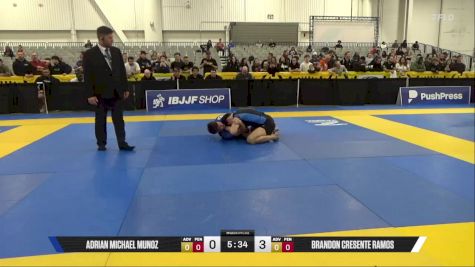 Brandon Cresente Ramos vs Adrian Michael Munoz 2025 World IBJJF Jiu-Jitsu No-Gi Championship