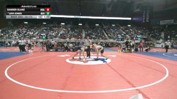 3A-175 lbs Champ. Round 1 - Levi Jones, Mountain View vs Danner Glanz, Worland