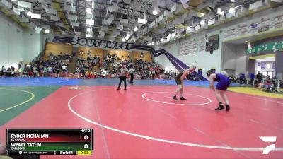 175 Boys Cons. Round 2 - Ryder McMahan, El Camino vs Wyatt Tatum, Carlsbad