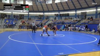 197 lbs 7th Place Match - Draven Pipkin, Neosho County Community College vs Chad Adams, Cowley College