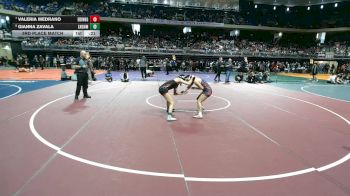 6A 110 lbs 3rd Place Match - Gianna Zavala, Langham Creek vs Valeria Medrano, Edinburg