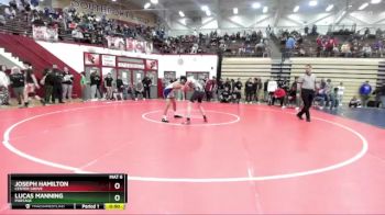 106 lbs Quarterfinal - Joseph Hamilton, Center Grove vs Lucas Manning, Portage