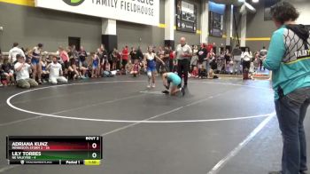 100 lbs Round 1 (4 Team) - Adriana Kunz, Minnesota Storm 2 vs Lily Torres, NE Valkyrie