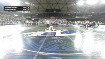 Boys 1B/2B 138 Quarterfinal - Cooper Phillips, Colfax vs Creed Wright, Darrington