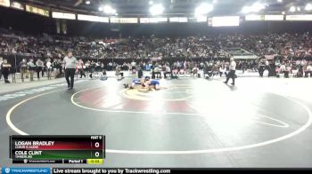 5A 126 lbs Cons. Round 1 - Cole Clint, Timberline vs Logan Bradley, Coeur D Alene