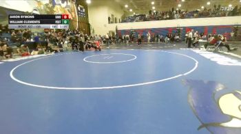 138 lbs Cons. Round 3 - William Clements, Post Falls vs Jason Symons, Sandpoint