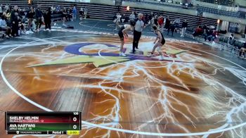 106 lbs Round 2 (4 Team) - Ava Hartwig, Apple Valley vs Shelby Helmin, Milaca-Faith Christian