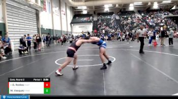 197 lbs Cons. Round 2 - Dominic Robles, Colorado State University - Pueblo vs Marce Vasquez, York (Neb.)