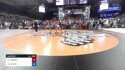 113 lbs Cons 16 #2 - Atlee DeWitt, IA vs Amir Wray-Hill, VA