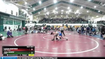 140 lbs 1st Place Match - Lucas Martinez, East Valley vs Ivan Ivanov, Eagle