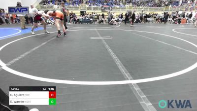 140 lbs Final - Gabriel Aguirre, Cowboy Wrestling Club vs Emmitt Warren, Morrison Takedown Club