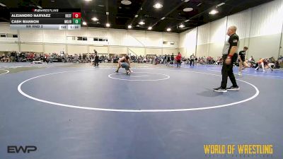 230 lbs Rr Rnd 3 - Alejandro Narvaez, Best Trained 14U 2 vs Cash Mannon, MOJO Mulisha 14U