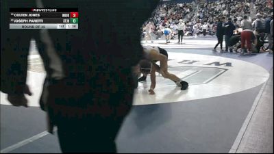 160 lbs Round Of 32 - Colten Jones, Woodgrove vs Joseph Paretti, St. Joseph Regional