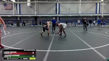 210 lbs Finals (2 Team) - Jackson Hummer, Kraken vs Jason Hinton, Rampage