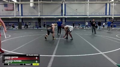 210 lbs Finals (2 Team) - Jackson Hummer, Kraken vs Jason Hinton, Rampage