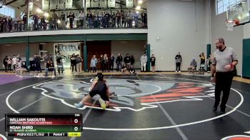 144 lbs Quarterfinal - Noah Shird, St. Frances Academy vs William Sakoutis, Christian Brothers Academy(NJ)