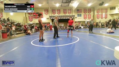 110 lbs Final - Tucker Goins, Pocola Youth Wrestling vs Noah Edwards, Wagoner Takedown Club