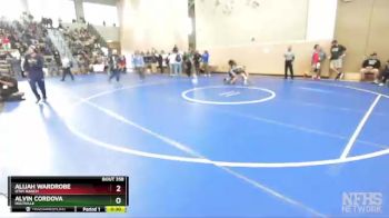 122 Boys Cons. Round 3 - Alvin Cordova, Holtville vs Alijah Wardrobe, Otay Ranch