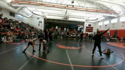 53 lbs Cons. Round 1 - Rhylee Goolsbey, Powell Wrestling Club vs Colten Grant, Laurel Matburners