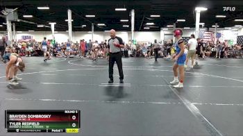 132 lbs Round 5 (6 Team) - Brayden Dombrosky, Precision WC vs Tyler Redfield, EsteBoyz Shadow Strikers